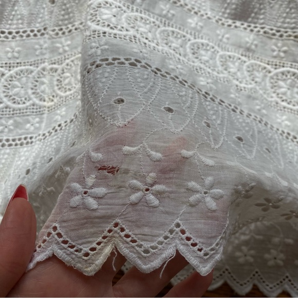Antique Edwardian chemise with crochet bust - Picture 6 of 6